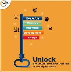 an image of a key to unlock the potential of your business in the digital world