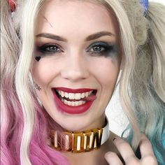 Harley Quinn Pudding Choker White N Gold Great For Halloween Great For Harley Quinn Fan Hailey Quinn, Lilly Pulitzer Outfits, Harley Quinn Halloween, Harley Quinn Art, Harley Quinn Cosplay, Hottie Women, Harley Quinn, Halloween Makeup, Female Art