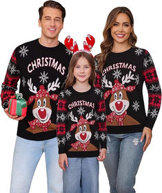 Christmas Outfits Is Available In Men's, Women's, Kids Boys & Girls' Sizes So That It Is A Perfect Choice For Couples, Best Friends, Or Even The Whole Family That Wants To Match. Matching Christmas Sweaters, Creative Costumes, Christmas Outfits, Christmas Sweater, Christmas Outfit, Kids Boys, The Whole, Christmas Sweaters, Boy Or Girl