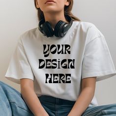 ✮Enhance your design presentations with our white tshirt mockup. ✮This digital t-shirt mockup features a clean, blank and neutral template that creates the perfect backdrop for any design. ✮Ideal for casual wear collections, this t-shirt mockup showcases your work in a modern and relatable environment. ✮The t-shirt template is crafted for ease of use, ensuring a seamless experience for designers and entrepreneurs alike. ✮Highlight your unique designs with this versatile and high-quality mockup, perfect for creating professional and eye-catching products. ✮Turn your ideas into reality and mesmerize with your design. Customizable White T-shirt For Streetwear, Customizable White Short Sleeve T-shirt, White Relaxed Fit T-shirt With Branding, Customizable Basic White T-shirt, Customizable White Shirt For Streetwear, Customizable White Streetwear T-shirt, White Crew Neck T-shirt For Customization, White Relaxed Fit T-shirt For Customization, White Basic T-shirt With Graphic Design