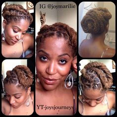 Freefrom Locs, Styled Locs, Dread Updos, Locs Styles, Loc Hairstyles, Tasty Desserts, Style Tutorial, Break The Stigma, Dreadlock Styles