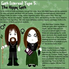 Goth Substyles, Hippy Goth, Types Of Goth, Hippie Goth, Gothic Mode, Goth Subculture, Boho Goth, Victorian Goth