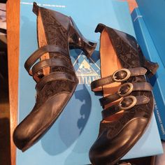 Beautiful Shoes That Can Be Used For Dancing Or Walking The Mall. Please See Photos For Further Details. Does Not Come With Box, But Can Send Dust Bag. For Fluevogs, I'm Offering 10% Off 1 Pair, 2 Pair, 15% Off; 3 Pair 20% Off; 4 Or More Pair 30% Off. Formal Slip-on Leather Shoes With Heel Strap, John Fluevog Shoes, Fluevog Shoes, John Fluevog, Beautiful Shoes, Shoes Women Heels, Dancing, Dust Bag, Shoes Heels