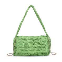 Breezy Chic! Make a statement with our Magnetic Snap Straw Shoulder Bag, a perfect blend of woven straw, gold accents, and functionality. The detachable chain strap allows you to switch styles effortlessly, and the fabric-lined interior with zip and slip pockets keeps you organized on the go. Item Type: Crossbody Material: Straw Closure: Magnetic Snap Exterior Details: Woven Straw, Gold Hardware, Detachable Chain Strap, Detachable Chain Strap Interior Details: Fabric Lined, 1 Zip Pocket, 1 Slip Casual Clutch Shoulder Bag With Braided Handles, Trendy Woven Clutch Shoulder Bag, Summer Beach Shoulder Bag With Chain Strap, Summer Rectangular Bag With Chain Strap, Beach Shoulder Bag With Chain Strap For Summer, Summer Rectangular Bags With Chain Strap, Spring Woven Crochet Crossbody Bag, Rectangular Straw Bag With Chain Strap For Vacation, Summer Rectangular Straw Bag With Gold-tone Hardware