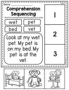 the worksheet for reading and writing with pictures to help students learn how to read