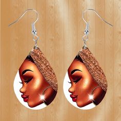 Sublimation Earring Designs, Earring Sublimation, African Earrings, Earring Designs, Bijoux Diy, Sublimation Png, Teardrop Earrings, Designer Earrings, Pearl Bracelet