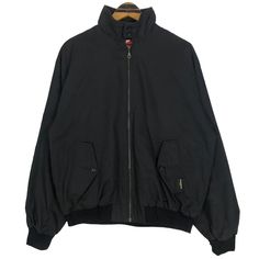 Vintage Merc London Harrington jacket in black colour. Zip up light jacket with plaid lining. Still in good condition. SEE THE PICTURES FOR MORE DETAILS. CONDITION : 9/10 MEASUREMENT Pit : 23 inch Length : 25.5 inch Shoulder : 20 inch Sleeve : 25 inch Size On Tag : L Recommended Size : M-L PAYMENT We accept PayPal only. The item will be ship 3-5 days once the payment has been made. NORMAL SHIPPING FEDEX USUALLY AROUND 7-21 DAYS BEFORE REACH THE DESTINATION. EXPRESS SHIPPING  DHL USUALLY AROUND 5-7 DAYS BEFORE REACH THE DESTINATION. *NOTES TO BUYERS* PLEASE DO NOT RELY ON THE SIZE OF THE TAG, SOME OF THE SIZE MAYBE DIFFERENT FOR DIFFERENT CONTINENTS. IT IS REALLY IMPORTANT TO FOLLOW THE MEASUREMENT. NO REFUND IF YOU PURCHASED ANY ITEM WITHOUT USING THE MEASUREMENT GIVEN.  MOST OF MY ITEMS A Harrington Jacket, Light Jacket, Plaid Pattern, Zip Ups, Mens Jackets, Bomber Jacket, Favorite Outfit, Jackets & Coats, Plaid