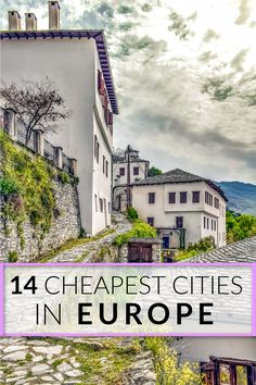 Attention globetrotters: Are you itching to backpack this summer on the cheap? Trying to spend less than $30 a day and live high on the hog? Check out these 14 beautiful and budget-friendly European cities! Cheap European Cities, European Cities To Visit, Europe Travel Essentials, Cities To Visit, Cheap Vacation, Travel Destinations Bucket Lists, European Cities, Travel Gadgets, Cities In Europe