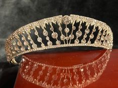 Crystal tiara replica ideal for any bride to be . Set in alloy metal with silver plating and crystals. Russian Tiara, Royal Accessories, Ethereal Jewelry, Crystal Wedding Tiaras, Wedding Tiaras, Crystal Tiara, Bride Tiara, Beautiful Tiaras, Expensive Jewelry Luxury