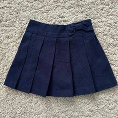 Nwt Children’s Place Navy, Pleated Skirt, With Bow Details, 2t. Came In A Pack Of Three. Cute Cotton Skort For School, Navy Skirt For School In Spring, Pleated Cotton Skort For School, Cotton Pleated Skort For School, Preppy Solid Color Mini Skirt For School, Cute Fitted Tennis Skirt For School, Cute Skirted Skort For School, Cotton School Uniform Tennis Skirt, Preppy Cotton Short Skort