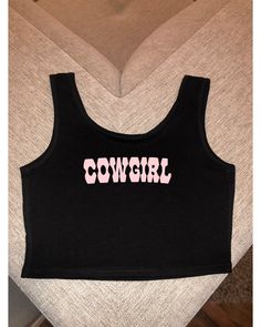 Super cute cowgirl western crop top perfect for yourself or for a cute gift ! **DISCLAIMER these tops run a bit small so please size up if in doubt ** Cheap Cute Cow Print Tops, Trendy Fitted Tops For Rodeo, Trendy Fitted Crop Top For Festivals, Cute Fitted Cropped Tops, Cute Black Crop Top For Summer, Cute Black Summer Crop Top, Trendy Cow Print Tops For Spring, Fitted Y2k Crop Top, Black Top For Spring Rodeo