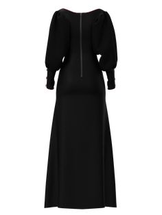 Ebony Elegance Gown was named to represent its colour and elegance. It's a modest luxury gown made from deadstock/leftover designer cadi fabrics with decorative silk patches. THIS IS A DIGITAL ITEM, IT ONLY EXISTS DIGITALLY AND WILL BE APPLIED TO YOUR PHOTO(s) Color: black. Material: digital cadi fabrics. Digital clothes fit all sizes. About the collection: As a pioneer modest fashion brand, NEOMODEST's priority is to facilitate inclusion, sustainability and innovation in fashion for the sake of Evening Fitted Maxi Dress With Bishop Sleeves, Fitted Maxi Dress With Bishop Sleeves For Evening, Elegant Long Maxi Dress With Modesty Panel, Fitted Black Abaya For Wedding, Formal Fitted Black Abaya, Black Bishop Sleeve Evening Dress, Black Bishop Sleeve Dress For Evening, Elegant Formal Maxi Dress With Bishop Sleeves, Elegant Black Dress With Modesty Panel