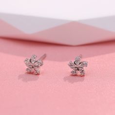 925 Sterling Silver Floral Stud Earrings 🌸 * 💖Material➡️925 Sterling Silver * 📍Location➡️ California * 📐Size ➡️ length(0.24 in ), height(0.24 in )  * ⚖️ Weight➡️  0.025 oz/pair  * 🎀 Safe for sensitive skin ➡️ Hypoallergenic, lead and nickel free  * 📦 Delivery ⏭️ We process our orders in 1-2 business days. * ️ Our earrings are sold in pairs  If you would like more information about our products, please visit our shop -----------------------♡-------------------- 🌸❣️❤️❤️ 🥰Thank you so much Elegant Silver Flower Earrings As Gift For Her, Silver Flower-shaped Earrings As Gift For Her, Silver Flower Earrings As Gift For Her, Silver Flower Cluster Earrings In Sterling Silver, Silver Flower Shape Earrings For Her, Silver Flower Shaped Earrings For A Gift, Silver Flower-shaped Earrings For Her, Silver Sterling Silver Flower Cluster Earrings, Sterling Silver Flower Earrings As A Gift For Her