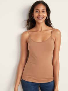 Our First Layer camis are fitted, flattering, soft.  Great outfits start here.  Adjustable spaghetti straps.  Scoop neck.  Soft-washed, lightweight jersey, with added stretch.  Tag-free label inside back for added comfort.  Fitted through body.  Cami Casual Top With Delicate Straps And Scoop Neck, Basic Scoop Neck Camisole With Adjustable Straps, Basic Camisole With Adjustable Straps And Scoop Neck, Trendy Camisole With Built-in Bra And Wide Straps, Casual Solid Camisole With Built-in Bra, Basic Spaghetti Strap Camisole, Casual Camisole With Straps, Casual Scoop Neck Tank Top With Delicate Straps, Solid Color Camisole With Wide Straps For Everyday