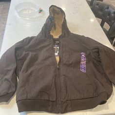 Here Is A Brand New, Lee “The Workwear Bomber Jacket”, Sherpa Lined, Secured Zipper, Front Pickets, Inside Pocket, Made Of Durable Canvas, Brown In Color & In Xxl. Brown Cotton Winter Outerwear, Cotton Hooded Jacket For Winter Workwear, Winter Workwear Cotton Hooded Jacket, Deftones Girl, Lee Jacket, Study Apps, Jacket Sherpa, Clothes Wishlist, Clothing Shopping