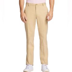 Izod Saltwater Stretch Flat Front Straight Fit Chino Pant Pale Khaki Size 32x30 New With Tag. Upgrade Your Wardrobe With These Stylish Izod Saltwater Stretch Flat Front Straight Fit Chino Pants In Pale Khaki. These Pants Come In Size 32x30 With A Solid Pattern And Feature A Zip And Button Closure. Perfect For Any Occasion, Whether It's Traveling, Casual Or Business, These Pants Are A Must-Have. Designed For Men, These Classic Fit Chino Pants Have A Flat Front And Straight Leg Style. These Pants Summer Straight Leg Chino Cotton Twill Bottoms, Summer Tapered Leg Chino Cotton Twill Pants, Summer Straight Leg Chino Bottoms, Solid Chino Cotton Twill Trousers, Beige Chino Cotton Twill Bottoms With Pockets, Solid Chino Cotton Twill Straight Bottoms, Fitted Khaki Cotton Pants, Spring Chino Cotton Twill Trousers, Khaki Chino Cotton Twill Pants With Welt Pockets