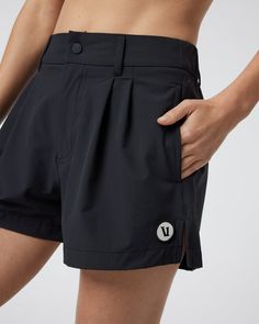 Built for sports, styled for life. The Solar Short is a modern bottom built with our 4-way stretch woven fabric, side pockets and elastic waistband. Perfectly at ease on the golf course, tennis court or simply running errands. | Vuori Solar Shorts | Black | XS Vuori makes premium performance apparel inspired by the active Coastal California lifestyle; an integration of fitness, surf, sport, and art. Breaking down the boundaries of traditional activewear, we are a new perspective on performance a Athletic Wear Outfits, Womens Athletic Shorts, Coastal California, Tennis Shorts, California Lifestyle, Lightweight Shorts, Fashion Deals, 4 Way Stretch Fabric, Black Xs