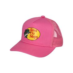 Your young outdoor enthusiast will love our Bass Pro Shops Logo Mesh Cap for Kids. A bold logo on the front and breathable mesh back make it an instant favorite. Imported. BPS logo on front Twill front with mesh back Adjustable closure Bass Pro Shops Hat Pink, Pink Bass Pro Hat Outfit, Pink Bass Pro Hat, Bass Pro Hats, Preppy Hats, Hoedown Party, Dr Accessories, Preppy Hat, Bass Logo