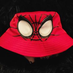 Childrens Spiderman Bucket Hat From Downtown Disney New With Tags! Children's Size: One Size Fits All Open To Offers!! Red Adjustable Themed Hat, Red Themed Cap Hat, Themed Red Hat One Size Fits Most, Themed Red Cap, Red Halloween Hat One Size Fits Most, Red Novelty Hats For Halloween, Red Themed Adjustable Costume Accessories, Fun Red Adjustable Bucket Hat, Playful Red Bucket Hat