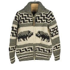 a sweater with an animal motif on it