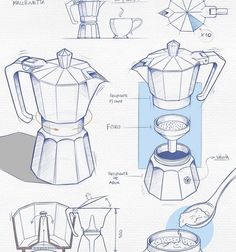 the instructions for how to make an espresso coffee maker