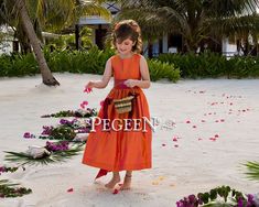 mango and sorbet sash flower girl dresses Wedding Planner Outfit, Fall Flower Girl, Fall Flower Girl Dresses, Brown Wedding, Fall Wedding Flowers, Flower Girl Dresses Tulle