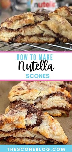 how to make nutella scones in the oven and then bake them out