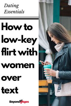 Every guy needs to make it a habit to always be at least low-key flirting with girls over text. So much of our communication with women is through text these days that you MUST use it to ramp up her interest. This is our guide to being able to consistently and effectively casually flirt with girls through text. If your text conversations are falling flat this is what you can do to improve them fast! Soulmate Connection, Flirting With Men, Dating Women, Relationship Struggles, Relationship Psychology, Best Relationship Advice, Attract Men, Text For Her, Text Conversations