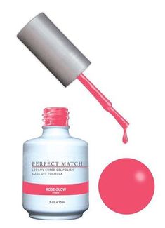 Perfect Match – Rose Glow #150 Pink Nail Polish, Popular Nails, Pink Nail, Soak Off Gel, Nail Gel, Uv Led