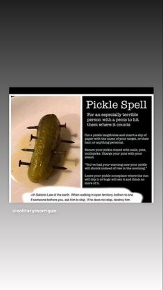 Karma Spell, Jar Of Pickles, Truth Spell, Curse Spells, Banishing Spell