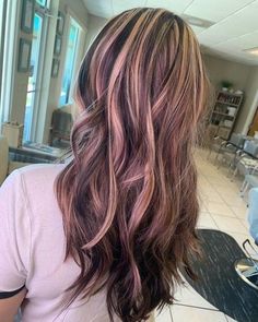 Highlight Hair Ideas, Chunky Highlight, Piercings Alternative, Hair Y2k, Skunk Hair, Highlight Hair, Blonde Pink, Chunky Highlights, Dip Dye Hair