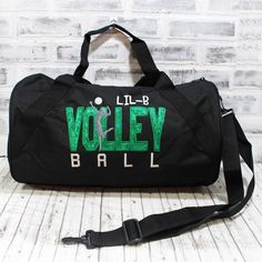 This Duffel Bags item is sold by DragonsGear. Ships from Nokesville, VA. Listed on Nov 16, 2023 Black Sports Bag With Letter Print, Black Bags For Sports With School Spirit Style, Black Sports Bags With Letter Print, Black School Spirit Bag For College, Cheerleading Bags, On The Go Bag, Volleyball Stuff, Cheer Bag, Love Volleyball