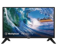 the westinghouse led tv is shown in front of a white background with an ocean wave