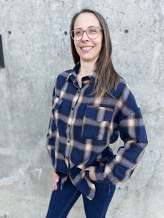 The perfect flannel is waiting for you. Slightly oversized for a comfortable and effortless look. Flannel Old Navy, Blue Flannel Shirt, Blue Flannel, Shirt Long Sleeve, Women Clothing Boutique, Clothing Boutique, Flannel Shirt, Quality Clothing, Boutique Clothing