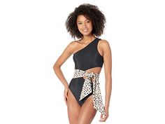 Beach Riot Carlie One-Piece - Women's Swimsuits One Piece : Taupe Spot : Don a stylish look as you step into the beach wearing the Beach Riot Carlie One-Piece. Bodycon fit. Asymmetrical one piece. One shoulder design. Chic side tie. 82% polyester, 18% spandex. Hand wash cold. Made in the USA. If you're not fully satisfied with your purchase, you are welcome to return any unworn and unwashed items with tags intact and original packaging included. Asymmetrical Beachwear Swimwear For Beach, Asymmetrical Swimwear For Beach, Asymmetrical Beachwear Swimwear, One-piece Swimwear With Tie Waist For Beachwear, One-piece Tie Waist Swimwear For Beach, Chic One-shoulder Swimwear For Beach Party, Beach Swimwear One Shoulder, One-piece Tie Waist Swimwear For Beach Season, One-piece Swimwear With Tie Waist For Beach Season