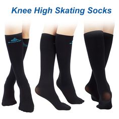 Our knee high socks are snug enough to fit smoothly in figure skating boots, yet sleek enough to wear comfortably with dress shoes. 【High Quality Fabric and Craftsmanship】 The fabric (85% Nylon 15% Spandex) is soft, breathable, and stretchy. Wide elastic cuff band at the top holds the socks up without slipping down during activities. 【2-Pair set in two colors】 Package contains 2 pairs of socks. Choose from beige or black color. 【Size and Use Guidance】 One size fits most kids and adults. Hand was Black Fitted Footless Knee-high Socks, Fitted Black Sports Hosiery, Supportive Compression Knee-high Socks, Fitted Black Sports Socks, Breathable Stretch Mid-calf Socks, Supportive Breathable Fitted Socks, Breathable Fitted Knee-high Sports Socks, Black Compression Breathable Knee-high Socks, Black Stretch Breathable Knee-high Socks