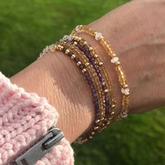 Winter Bracelet, February Birthstone Jewelry, Sparkly Bracelets, Citrine Bracelet, November Birthday, Citrine Jewelry, Birthday Bracelet, Winter Jewelry, Purple Bracelet