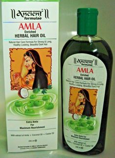 Indian Hair Oils, Hair Oil Bottle, Herbal Hair Oil, Hair Repair Treatments, Extreme Hair Growth, Natural Hair Diy, Natural Hair Oils, Baking Soda Shampoo, Healthy Natural Hair