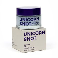 Unicorn Snot Holographic Body Glitter Gel for Body, Face, Hair - Vegan & Cruelty Free - 1.7 oz Glitter Stockings, Stocking Stuffers For Women, Unicorn And Glitter, Jar Design, Body Gel, Cosmetic Glitter, Halloween Costumes Makeup