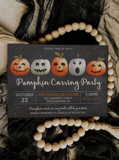 the pumpkin carving party is coming to town