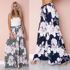 Sleek sellouts! 🤓. Order Casual Womens Loose Pants Y2K Floral Printed Palazzo Pants High Waist Lace Up Wide Leg Casual Female Long Trousers Boho Trousers at $22.75 High Waisted Loose Pants, Trousers Women Casual, Floral Palazzo Pants, Yoga Trousers, Bohemian Pants, Printed Palazzo Pants, Bohemian Skirt, Wide Leg Palazzo Pants, Long Trousers