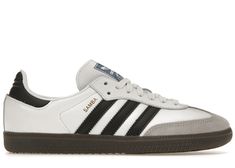 Check out the adidas Samba OG Cloud White Core Black available on @StockX Black Joggers Outfit, Black Shoes Men, Adidas Samba Og, Joggers Outfit, Limited Edition Sneakers, White Core, Nike Sb Dunk, Sneakers Adidas, Brown Heels