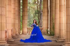 image 0 Blue Floor-length Maternity Gown, Floor-length Blue Maternity Gown, Elegant Blue Floor-length Maternity Dress, Blue Floor-length Maternity Dress, Maternity Ball Gowns, Royal Blue Maternity Dress, Photo Shoot Maternity, Elena Dress, Blue Maternity Dress