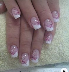 French Pedicure, Solid Color Nails, Acrylic Nail Powder, Rose Gold Nails, French Nail Designs, Nails Prom, Makeup Hacks, White Nail, Gradient Nails