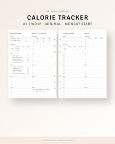 Weekly Diet Food Diary Journal PDF, Digital Download, Weight Loss Tracker Sheet, Diet Meal Calorie Planner, Healthy Binder, Weekly Food Overview Template PDF, Monday Start  [💡MonthlyJoy's Checkpoint!] 𝑪𝒂𝒍𝒐𝒓𝒊𝒆 𝑻𝒓𝒂𝒄𝒌𝒆𝒓 𝑷𝒓𝒊𝒏𝒕𝒂𝒃𝒍𝒆 𝑨5 𝑷𝒍𝒂𝒏𝒏𝒆𝒓 𝑰𝒏𝒔𝒆𝒓𝒕𝒔. This calorie insert will be the best way to keep track of the calories you intake and consume to help you lose weight and stay healthy.  · Monday Start only · Week of | Goals, Weekly Overview, Summary · Week | Date, Breakfast, Lunch, Dinner, Snacks, Workout and Calorie, Notes  [📏SIZE] A5 (148 x 210 mm/ 5.82 x 8.27 inches) Calorie Planner, Date Breakfast, Book Review Template, Dinner Snacks, A5 Planner Inserts