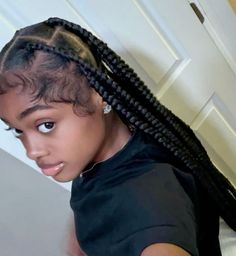 Hair Styles Natural Hair Black, Large Knotless, Black Kids Braids Hairstyles, Frontal Wig Hairstyles, Cute Quick Hairstyles