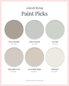 the different shades of paint that are available in this color scheme for walls and ceilings