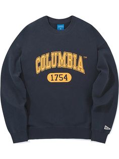 This is a comfortable and casual sweatshirt that is made out of high quality polyester and cotton blend fabric. With design detail of columbia flag emblem and fleece lining inside for soft touch, it gives a trendy and refined look.- Fleece linced heavyweight fabric- COLUMBIA FLAG emblem detail- Semi oversized silhouette Columbia Flag, Arch Logo, Columbia University, Oversized Silhouette, Casual Sweatshirt, Making Out, Design Details, Columbia, Arch