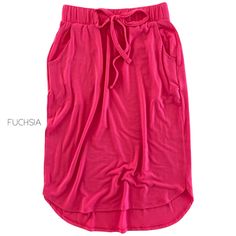 The cutest tulip hem skirts are here! Featuring an elastic waistband and pockets, these skirts are an easy transition from casual days to dressing up for nights. Approx. Total Body Length (Front including Band): 24" Fabric Content: 57% Polyester 38% rayon 5% spandex Everyday Skirt, Everyday Skirts, Teacher Style, Teacher Outfits, Hem Skirt, Total Body, Office Fashion, Comfortable Fashion, The Cutest