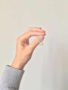 These Sterling silver chain earrings are fully made out of 925 silver. The linked pins sit easily on the ear and they're quite light weight and easy to wear. You'll receive one pair of these chain dangle earrings like the ones pictured. They're about 3 centimetres (1.2 inches) long. The bottom links hang loose in the top circle and they can move around freely. The top link is soldered to the earrings post. Making these a lovely pair of minimal jewelry. I can also make these earrings in blackened Silver Link Earrings For Everyday, Silver Link Sterling Silver Earrings, Silver Sterling Link Earrings, Everyday Silver Link Earrings, Sterling Silver Link Earrings For Everyday, Elegant Sterling Silver Link Earrings, Minimalist Silver Chain Earrings For Gift, Minimalist Silver Chain Earrings As Gift, Dainty Silver Threader Earrings